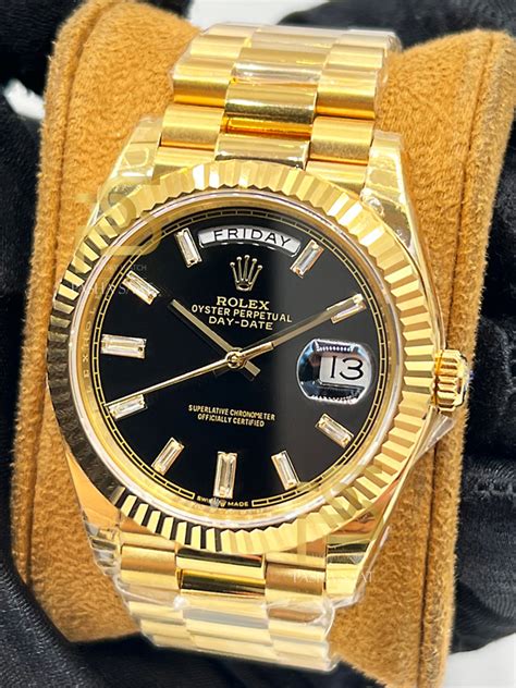 rolex day date blackface|The new Day.